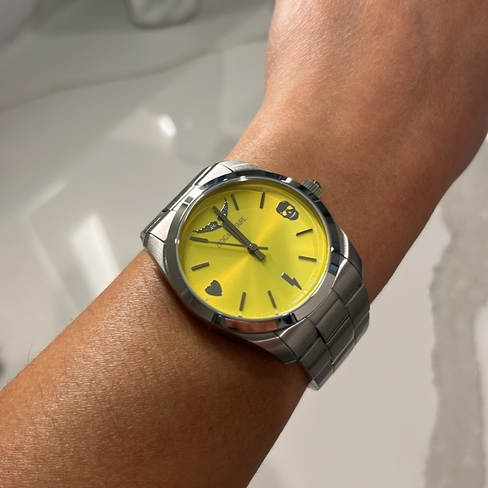 Zadig & Voltaire Yellow Dial Watch